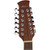 Applause AB2412-5S Heritage Traditional 12-String Acoustic Electric Guitar, Black Satin