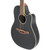 Applause AB2412-5S Heritage Traditional 12-String Acoustic Electric Guitar, Black Satin