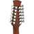 Applause AB2412-5S Heritage Traditional 12-String Acoustic Electric Guitar, Black Satin