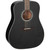 Takamine GD30-BLK Dreadnought Solid Spruce Top Acoustic Guitar, Black