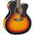 Takamine GJ72CE-12BSB Jumbo Cutaway 12-String Acoustic-Electric Guitar, Brown Sunburst 