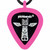 Pickbandz Rope Necklace with Guitar Pick Holder Pendant, Hollywood Pink (PBN-PK)