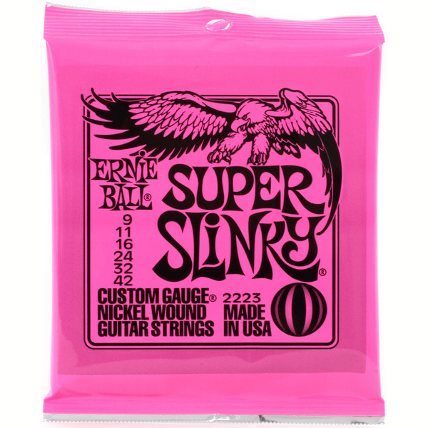 Ernie Ball 2223 Nickel Super Slinky Electric Guitar Strings (2223)