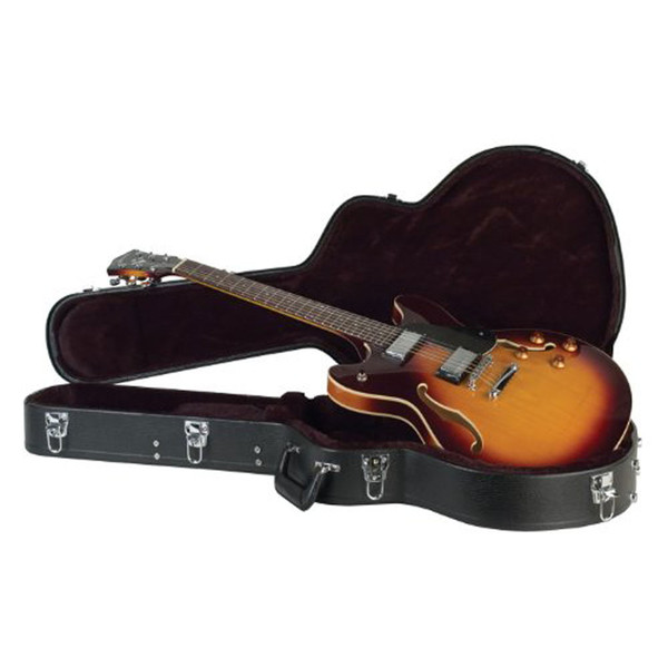 Guardian CG-022-HS Deluxe Archtop Hardshell Shallow Hollowbody 335 Style Guitar Case (CG-022-HS) 