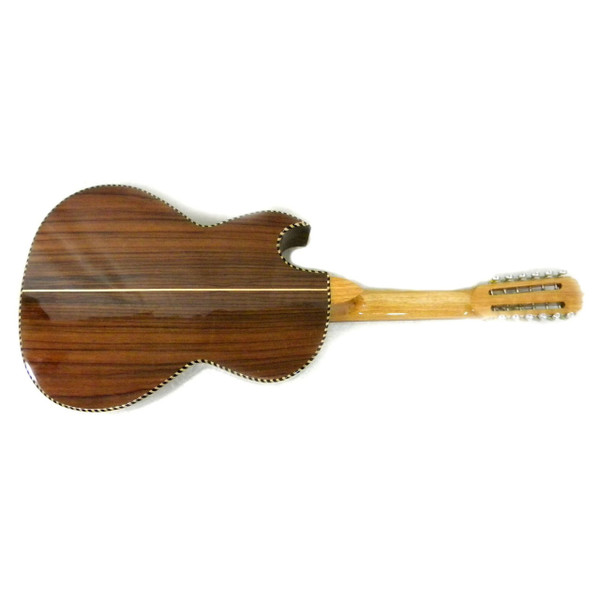 Paracho Elite Alvarado Solid Cedar Top 12 String Bajo Sexto Guitar Natural 3053