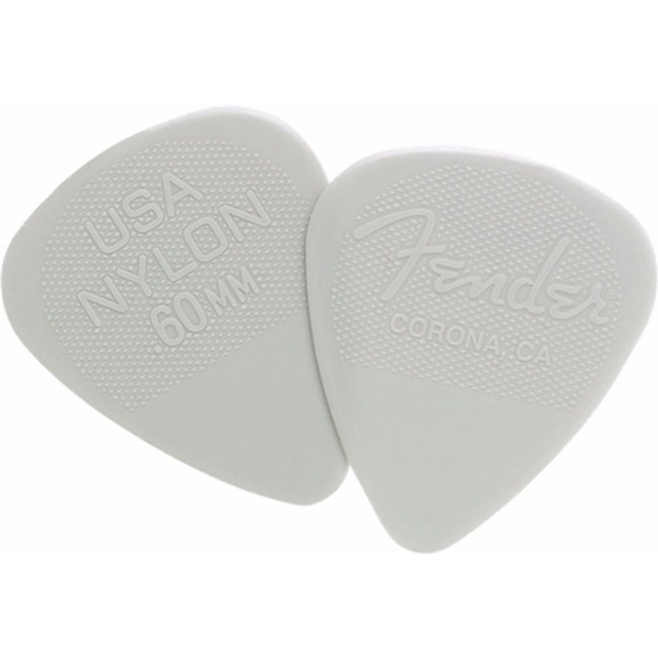 Fender Classic 351 Shape .60mm Nylon Guitar Picks, 12-Pack