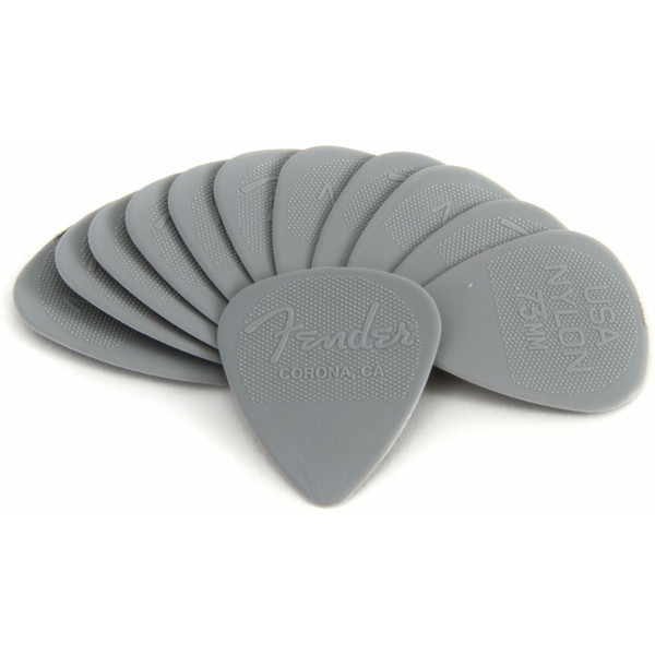 Fender Classic 351 Shape .73mm Nylon Guitar Picks, 098-6351-800