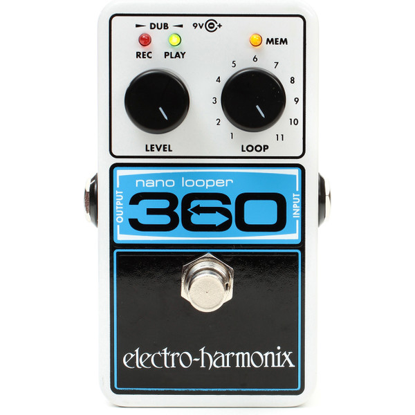 Electro-Harmonix Nano Looper 360 Looper Effects Pedal (EHX-360L) 