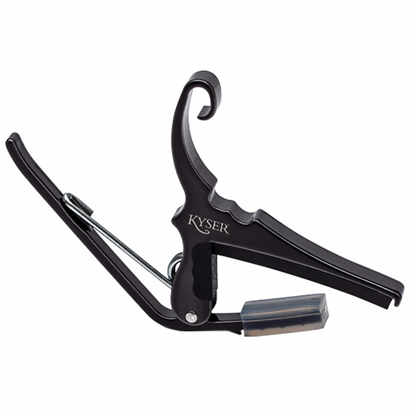 Kyser KG6BC Quick Change 6-String Acoustic Guitar Capo, Black Chrome 