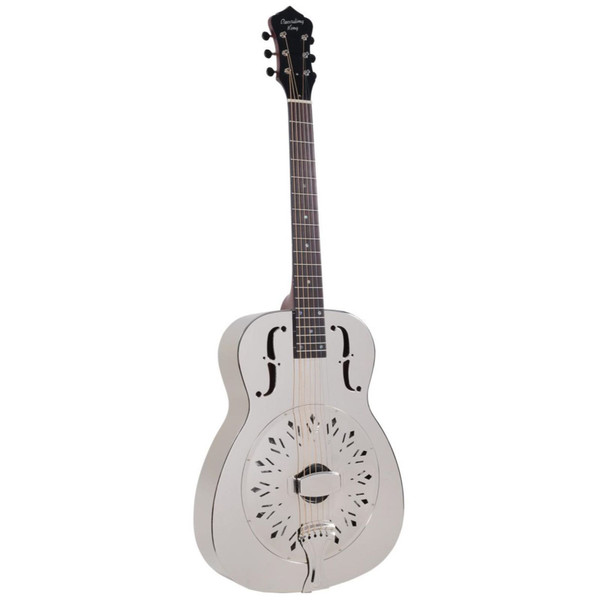 Recording King RM-998-D Style-0 Roundneck Acoustic Resonator Guitar, Nickel-Plated (RM-998-D)