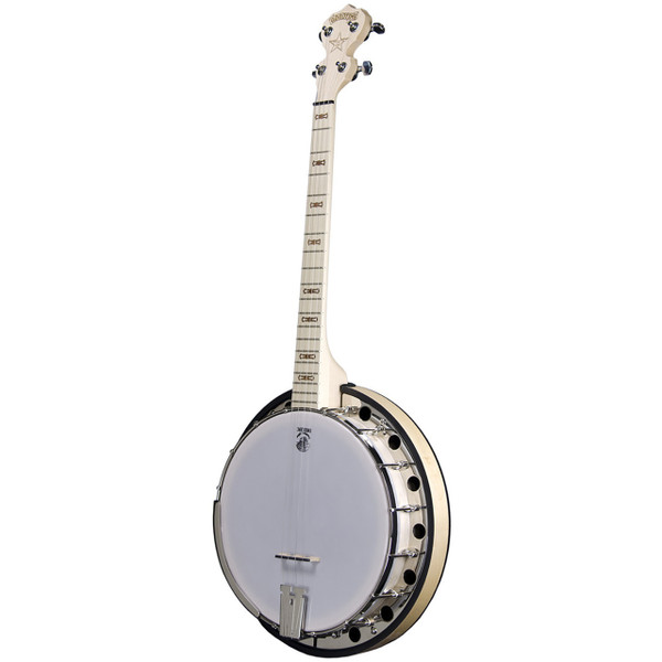 Deering Goodtime Two 19-Fret Tenor Resonator Banjo, Natural Blonde Maple (GDT-G2-19)