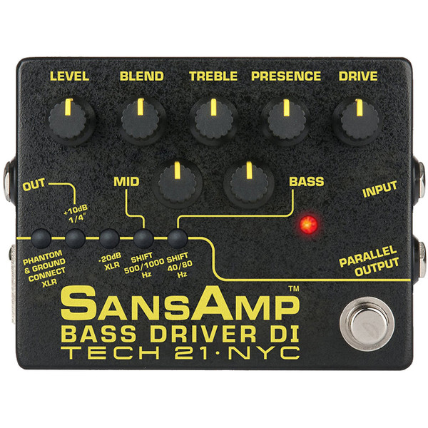 Tech 21 SansAmp Bass Driver Pre-amp and DI V2, BSDR-V2