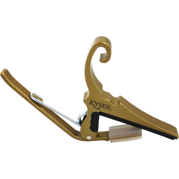 Kyser KGCG Quick Change 6-String Classical Acoustic Guitar Capo, Gold