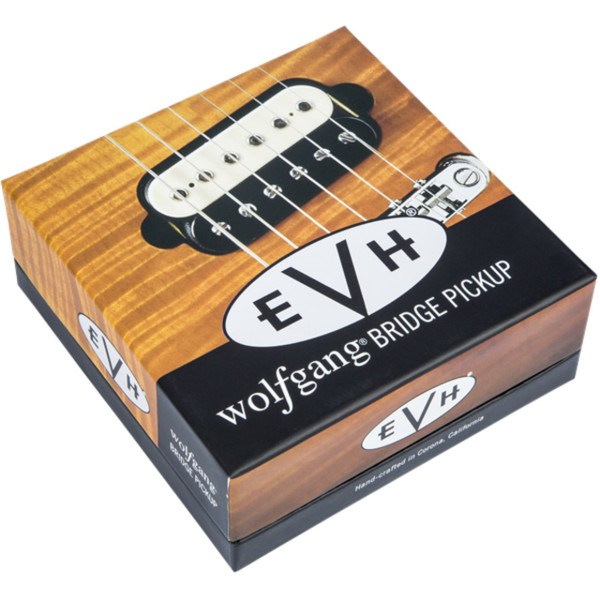 EVH Wolfgang Bridge Humbucker Pickup, Black and White (0222137002) (022-2137-002)