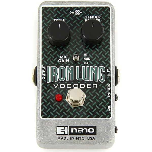 Electro-Harmonix EHX Iron Lung Vocoder Guitar Vocal Talk Box Effects Pedal