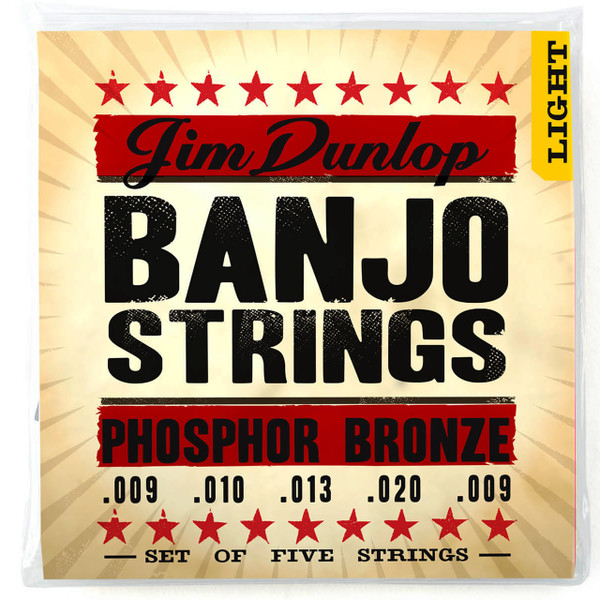 Dunlop DJP0920 Americana Series Phosphor Bronze Banjo Strings - Light