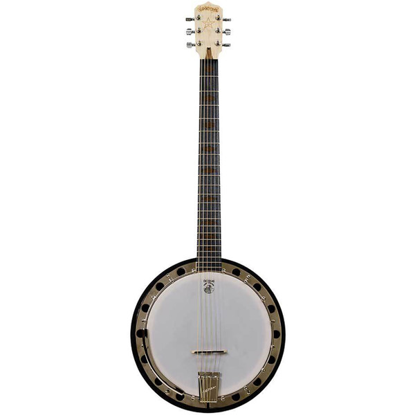 Deering Goodtime Six-R Steel 6-String Banjo with Resonator, Banjitar