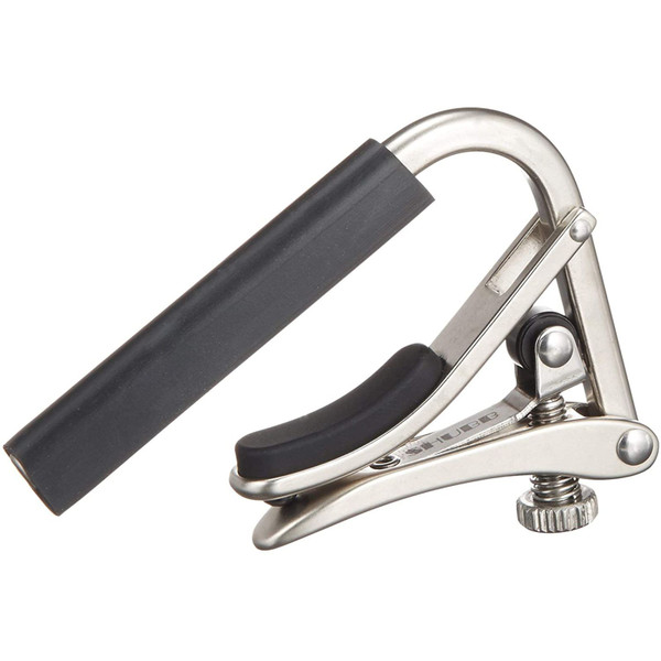 Shubb C2N Standard Capo for Nylon String Classical Guitars, Brushed Nickel (SH-C2N)