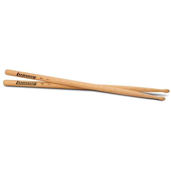 Ludwig 5A Wood Tip Olive Bead Drumsticks