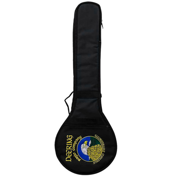 Deering Vintage Eagle Padded Gig Bag for Resonator Banjo, Black (GDT-BAG-RVE)