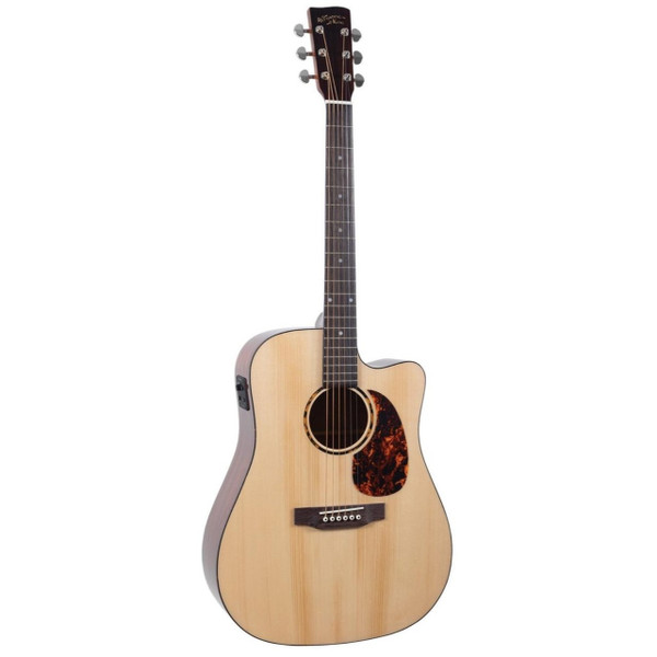 Recording King RD-G6-CFE5 G6 Series Dreadnought Cutaway Acoustic Electric Guitar, Natural
