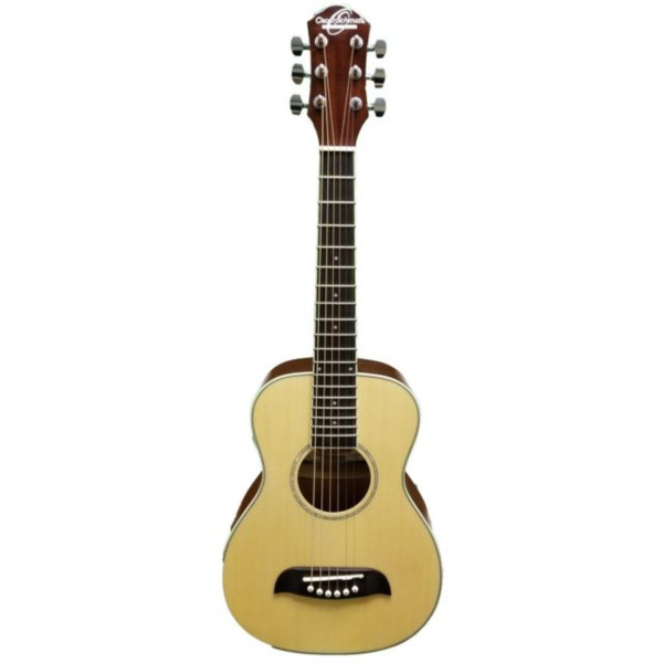 Oscar Schmidt OGQS 1/4 Size Steel String Acoustic Guitar, Natural