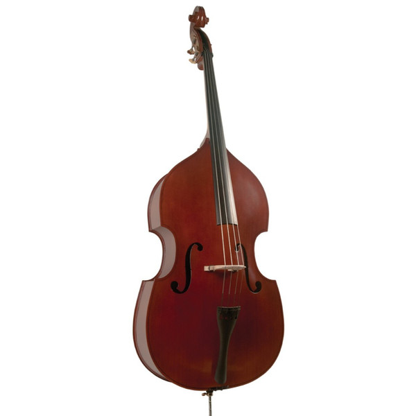 Palatino VB-004 Crack-Resistant Upright Bass with Padded Bag, 1/4 Size
