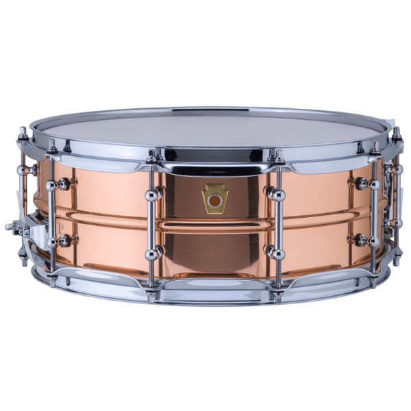 Ludwig LC660T Copper Phonic 5"x 14" Smooth Shell Snare Drum with Tube Lugs

