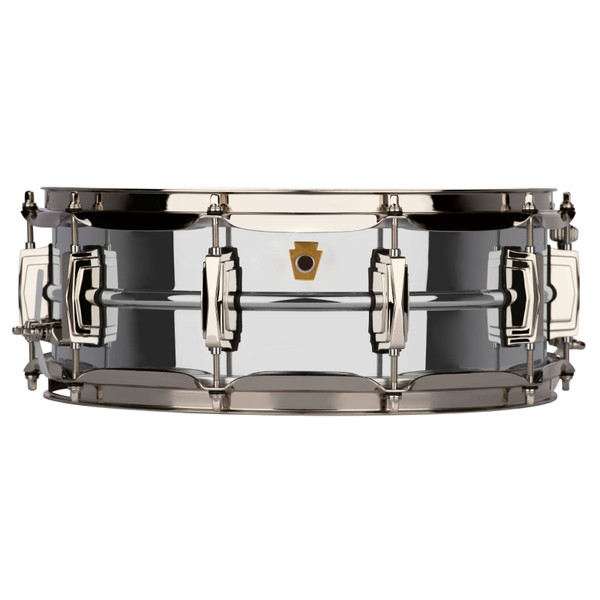 Ludwig LB400BN Super Ludwig 5"x 14" Chrome Over Brass Snare Drum, Nickel Hardware

