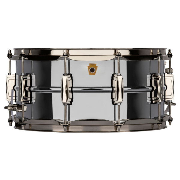 Ludwig LB402BN Super Ludwig 6.5"x 14" Chrome Over Brass Snare Drum, Nickel Hardware

