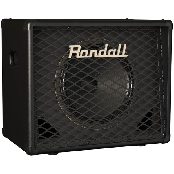 Randall RD112-V30 Diavlo Series 1x12" Angled Guitar Speaker Cabinet, Black

