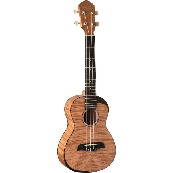 Oscar Schmidt OU800T Comfort Series Acoustic Tenor Ukulele, Flame Maple (OU800T)