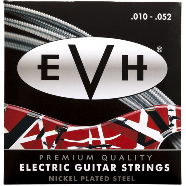 Eddie Van Halen EVH Premium Nickel Plated Steel Electric Guitar Strings, 10-52 (022-0150-052)