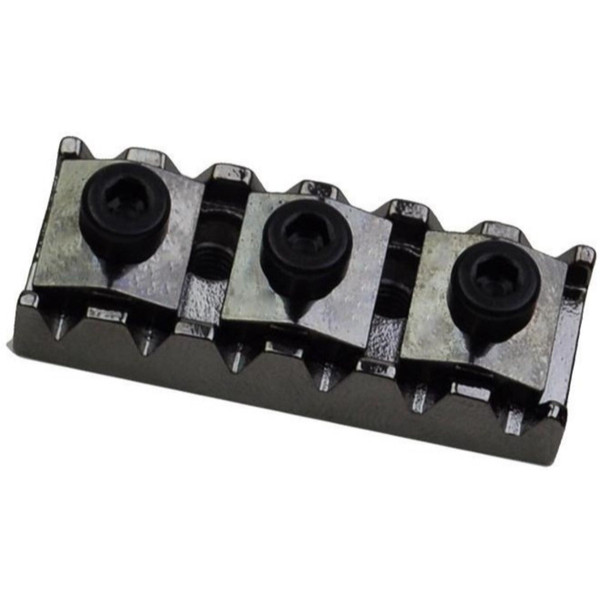 Floyd Rose FRNR4BNP Locking Nut R4 for Original/Pro Tremolo Systems, Black Nickel (FRNR4BNP)