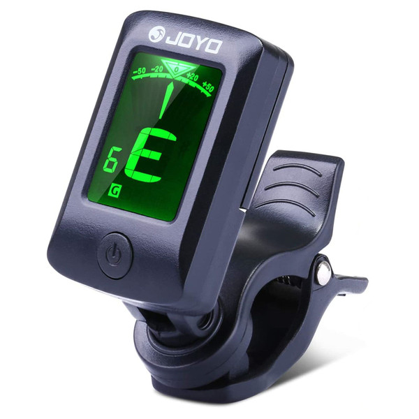 Joyo JT-06 Mini Clip-on Chromatic Instrument Tuner, Black (JT-06)