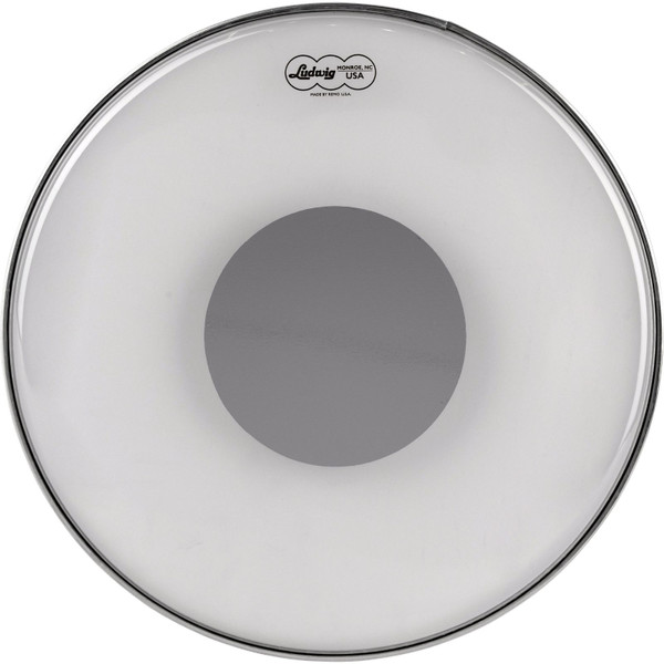 Ludwig 14" Clear Ambassador Silver Dot Snare Drum Batter Head by Remo, LW6114R (LW6114R)