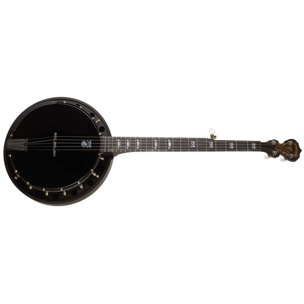 Deering Goodtime BlackGrass Special 5-String Resonator Banjo, Satin Black (GDT-GBS)