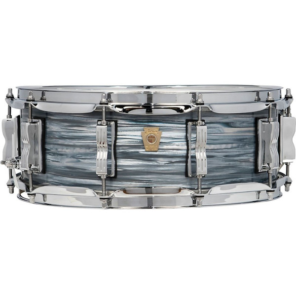 Ludwig LS401XX2Q Classic Maple 5"x 14" Snare Drum, Vintage Blue Oyster (LS401XX2Q)