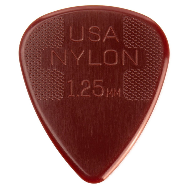 Dunlop 44P1.25 Nylon Standard 1.25mm Guitar Picks, 12 Pack (44P1.25)