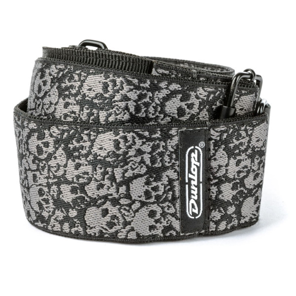 Dunlop D6720 Catacomb 2" Jacquard Woven Guitar Strap, Gray (D6720)