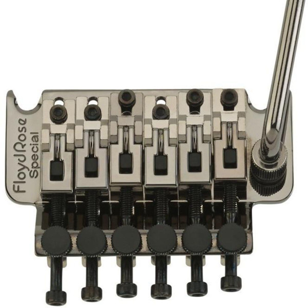 Floyd Rose FRTS5000L Special Series Left-Handed Tremolo System, Black Nickel (Model pictured is right-handed)