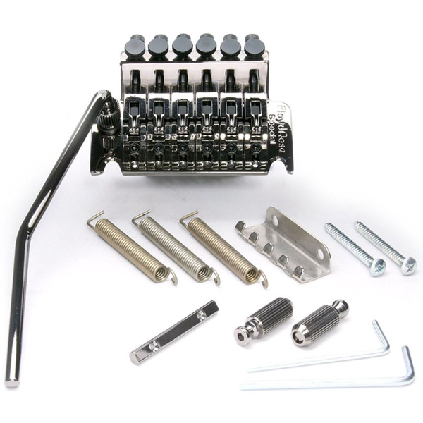 Floyd Rose FRTS5000LL2 Special Series Left-Handed Tremolo System with L2 Nut, Black Nickel (FRTS5000LL2). Model pictured is right-handed.