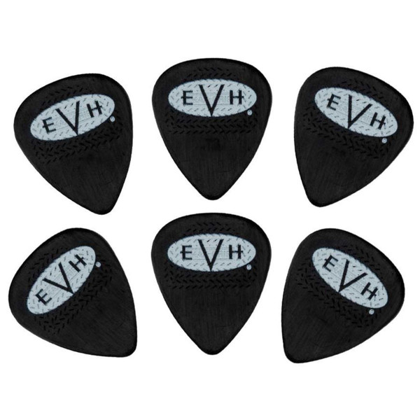 EVH Eddie Van Halen Signature Guitar Picks, Dunlop Max-Grip 1.0mm, 6-Pack (022-1351-405)