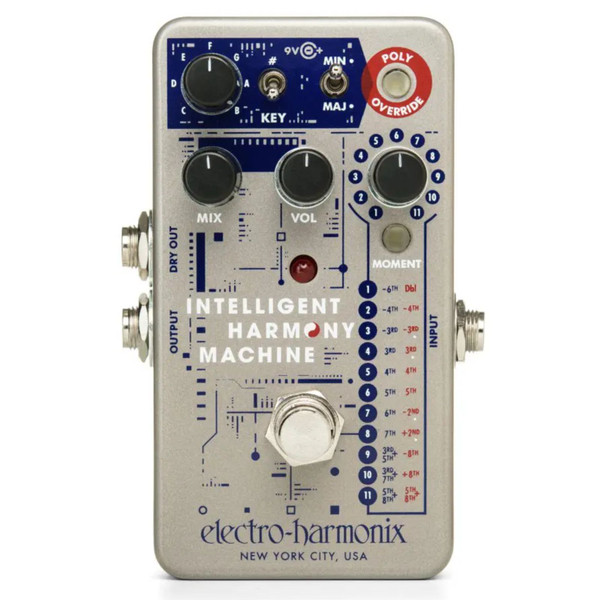 Electro-Harmonix Intelligent Harmony Machine Harmonizer and Pitch Shifter Effects Pedal (EHX-IHM)