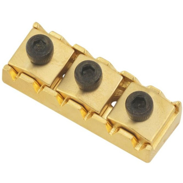 Floyd Rose FR1NL3SG 1000 Series/Special Left-Handed Locking Nut, L3, Satin Gold (FR1NL3SG)