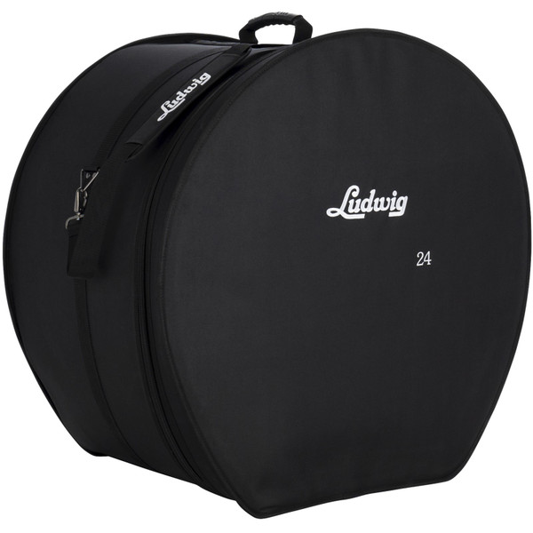 Ludwig LX1624BLK Black Canvas Bass Drum Bag, 16"x 24" (LX1624BLK)