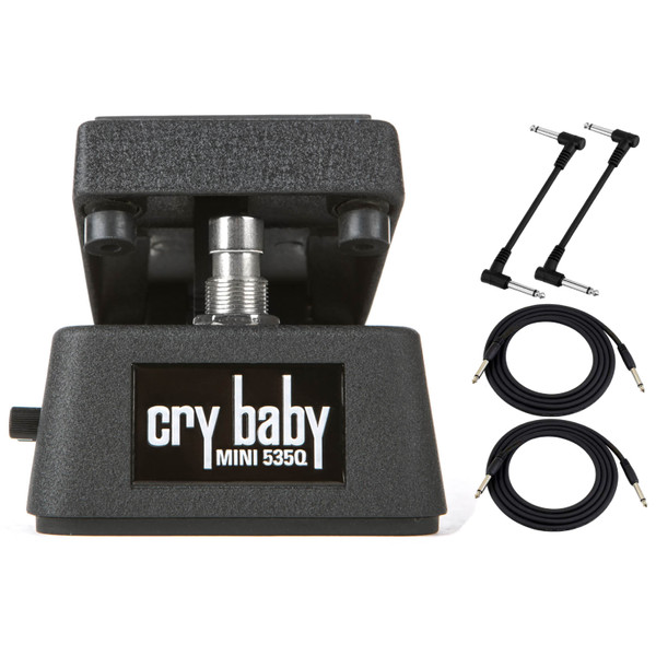 Dunlop CBM535Q Cry Baby Mini 535Q Wah Guitar Effects Pedal (CBM535Q) 