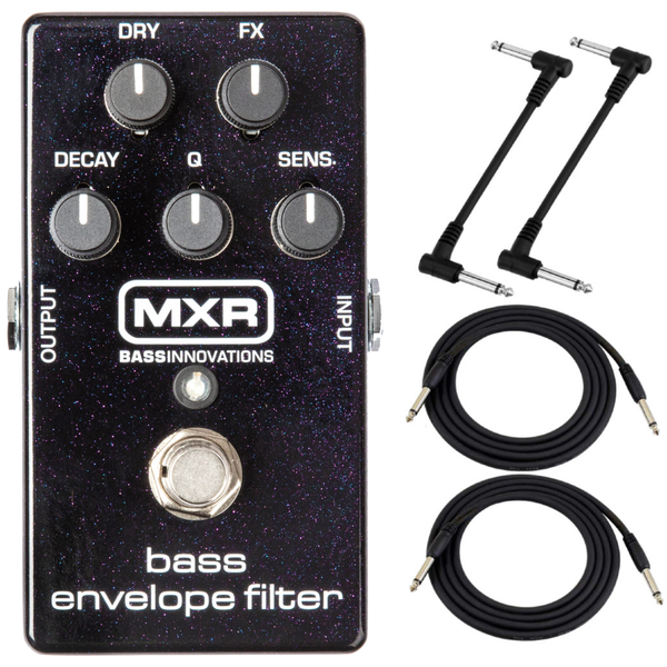 MXR Bass Innovations M82 Bass Envelope Filter Effects Pedal with Cables (MXR-M82-KIT1)