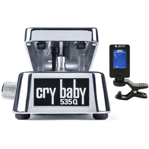 Dunlop 535Q-C Cry Baby Multi-Wah Guitar Effects Pedal, Chrome (535Q-C)