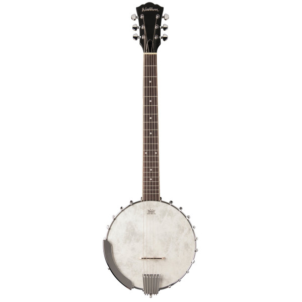 Washburn B6 Americana Series 6-String Open Back Banjo, Natural Matte (B6-A-U)